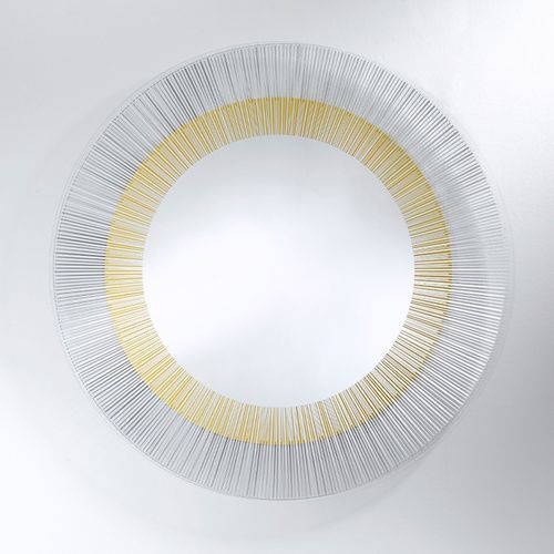 Specchio a muro - Yoko Bronze - DEKNUDT MIRRORS  - contemporaneo / rotondo / trasparente