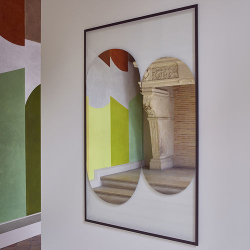 Specchio a muro - Squeeze - DEKNUDT MIRRORS  - design originale / rettangolare / nero