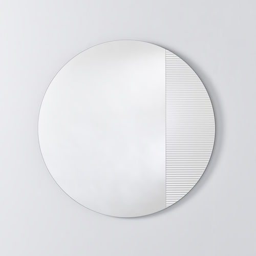 Specchio a muro - Cord Flutes L - DEKNUDT MIRRORS  - per appartamento / per hotel / per camera d'hotel