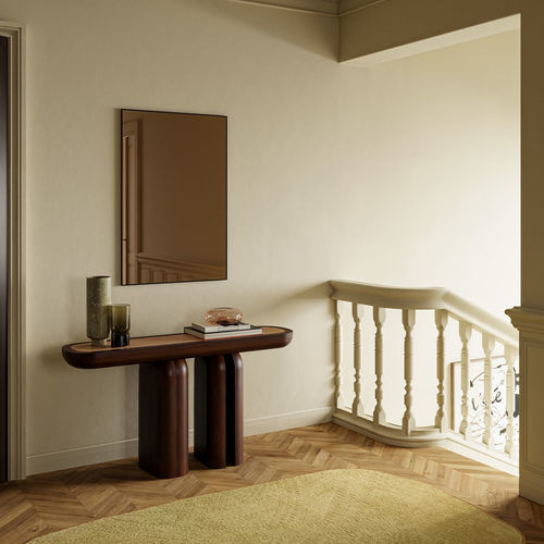 Specchio a muro - LUCKA RECT - DEKNUDT MIRRORS  - da terra / per uso domestico / contemporaneo