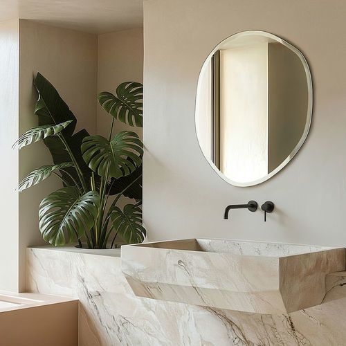 Specchio da bagno a muro - PURE M - DEKNUDT MIRRORS  - sospeso / per servizi sanitari / per uso domestico