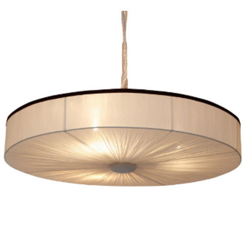 Lampada a sospensione - URCHIN  - GONG - in metallo / in cotone / in seta