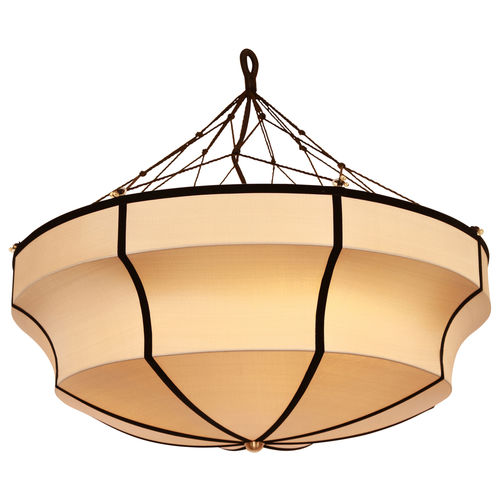 Lampada a sospensione - AL36 - GONG - in metallo / in cotone / in seta