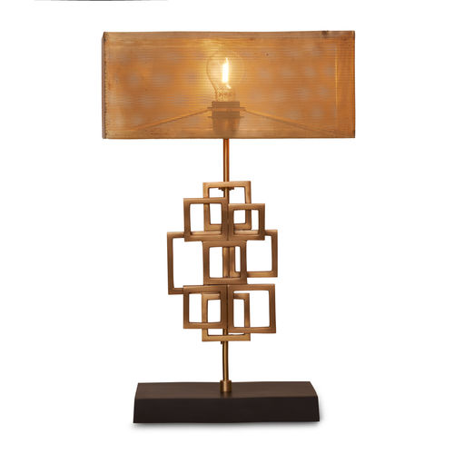 Lampada da tavolo - SEDNA  - GONG - in ottone / a rete / contemporanea