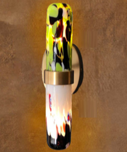 Applique design originale - MURANO PILL SMALL - GONG - da interno / in vetro / in ottone