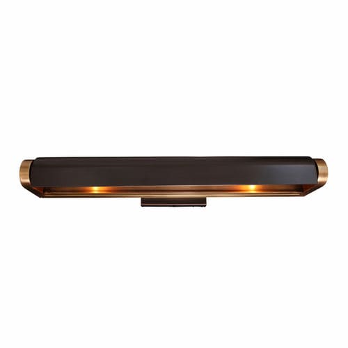 Applique contemporanea - EXTRA LONG - GONG - da interno / in ottone / rettangolare