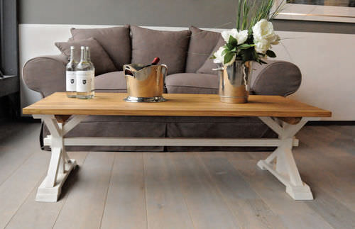 Tavolino basso classico - FARMHOUSE - HAZENKAMP FURNITURES BV - in legno / rettangolare / per uso residenziale