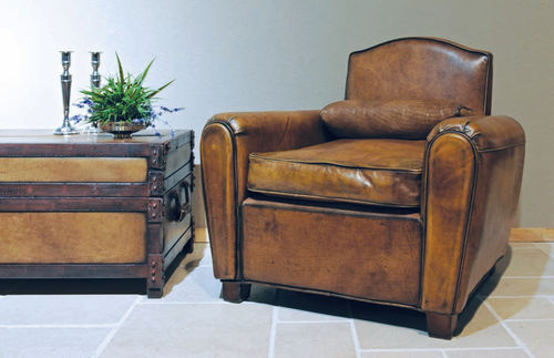 Poltrona club classica - CUBA - HAZENKAMP FURNITURES BV - in pelle
