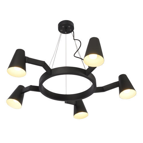 Lampadario contemporaneo - BIARRITZ/H5/B  - it's about RoMi - in ferro / da 5 lampadine / contract