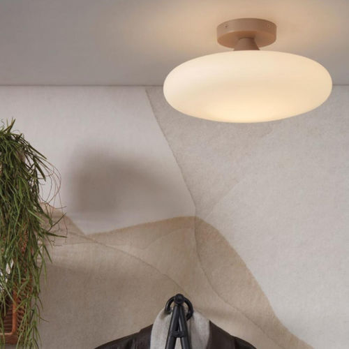 Plafoniera contemporanea - SAPPORO/C34/W  - it's about RoMi - rotonda / in vetro / LED