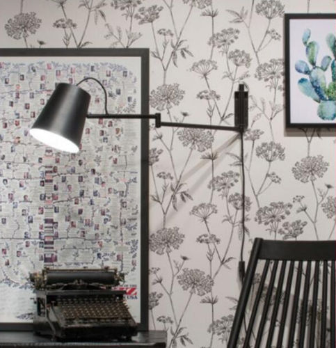 Applique contemporanea - BRISBANE/W/B  - it's about RoMi - da interno / in ferro / conica