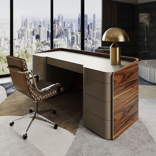 Scrivania da terra - Hive - Jetclass - contemporanea / impiallacciata in legno / in metallo laccato