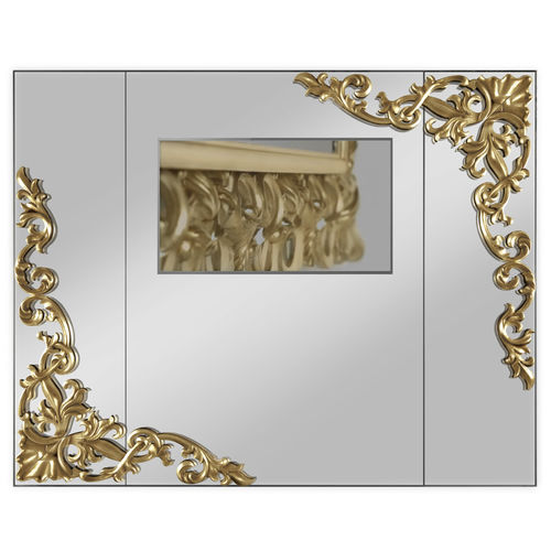 TV a specchio a muro - Spacium - Jetclass - in stile / rettangolare / in metallo laccato