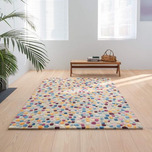 Tappeto contemporaneo - DOTTED - LIGNE PURE - a motivi / in lana / in viscosa
