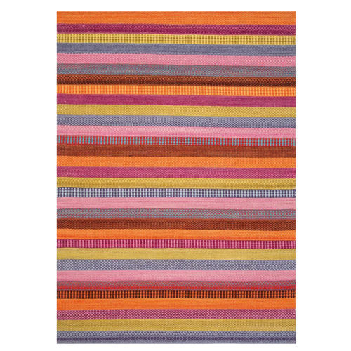 Tappeto contemporaneo - ENJOY - LIGNE PURE - a righe / in lana / rettangolare