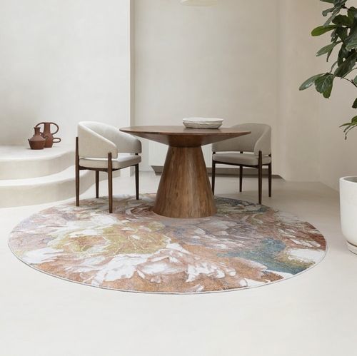 Tappeto contemporaneo - BLOOM - LIGNE PURE - a fiori / in PET / in lana
