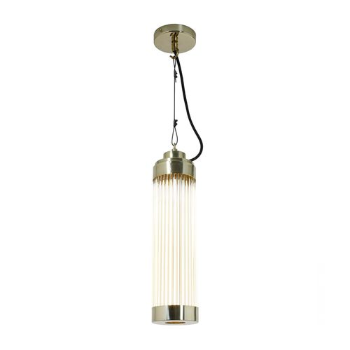 Lampada a sospensione - PILLAR - ORIGINAL BTC - in vetro / in metallo cromato / in ottone