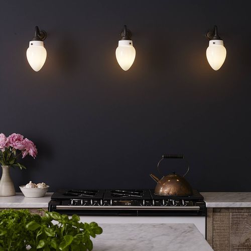 Applique classica - PINE : DP8350/S/BRKT/OP/WE - ORIGINAL BTC - da interno / in vetro opalescente / alogena
