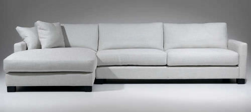 Divano d'angolo - HUDSON - ORIOR BY DESIGN LTD - contemporaneo / in tessuto / grigio
