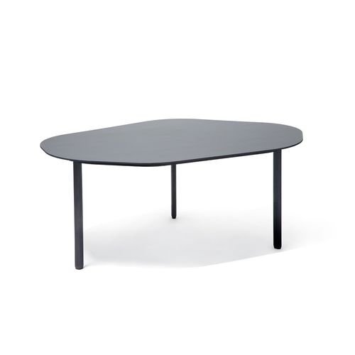 Tavolo design originale - STRAT - PCM DESIGN - in faggio / in ardesia / con supporto in faggio