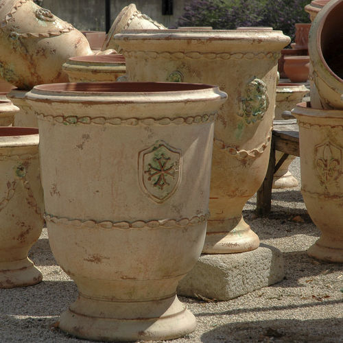 Vaso da giardino in laterizio - OCCITAN CROSS - POTERIE LE CHÊNE VERT - rotondo