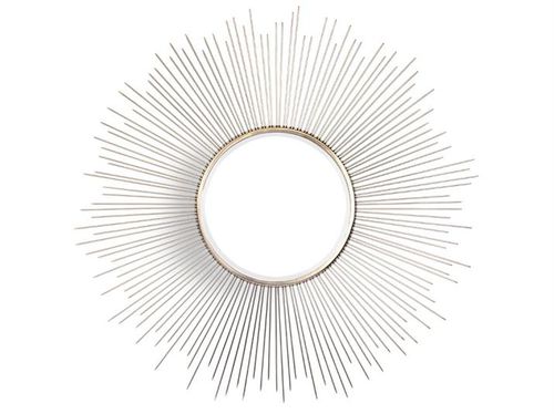 Specchio a muro - URCHIN - VILLIERS - contemporaneo / rotondo / in metallo