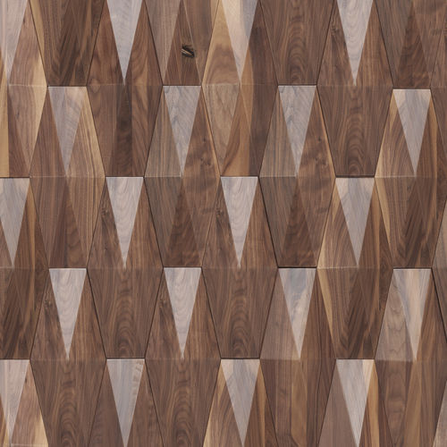 Pannello decorativo da parete - Cameo American Walnut - WONDERWALL STUDIOS - per interni / di rivestimento / in noce americano