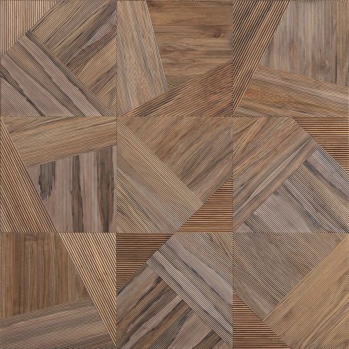 Pannello decorativo di rivestimento - Ridge Walnut - WONDERWALL STUDIOS - da parete / per interni / in noce