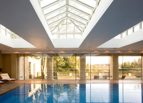 Copertura vetrata in alluminio - POOL HOUSES - Apropos Tectonic Limited