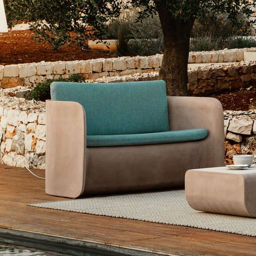 Divano contemporaneo - NOVA - Myyour - da esterno / in tessuto / con cuscino rimovibile
