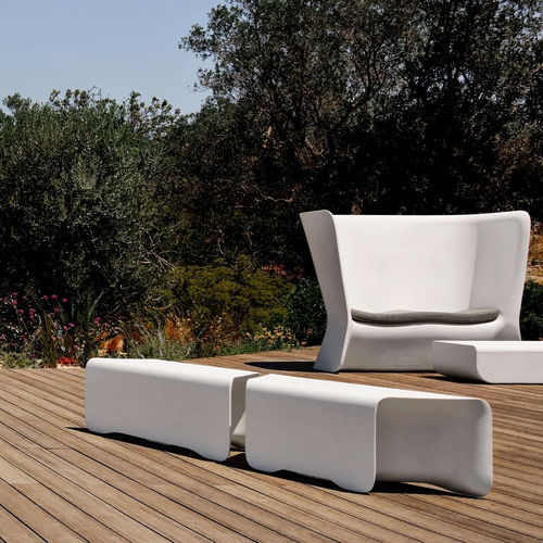 Panca da giardino contemporanea - NOVA - Myyour - in tessuto / con schienale / senza braccioli