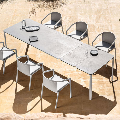 Tavolo da pranzo contemporaneo - PUSH  - Myyour - in HPL / con supporto in alluminio / rettangolare
