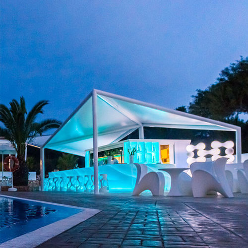 Gazebo in alluminio - KITE - Myyour - in acciaio / con tetto in PVC / con struttura in alluminio