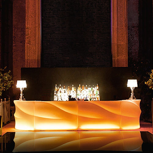 Mobile bar contract - BARAONDA - Myyour - contemporaneo / in legno / bianco