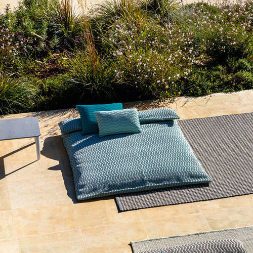 Cuscino da terra - WAVE LOUNGE - Myyour - da esterno / quadrato / a motivi