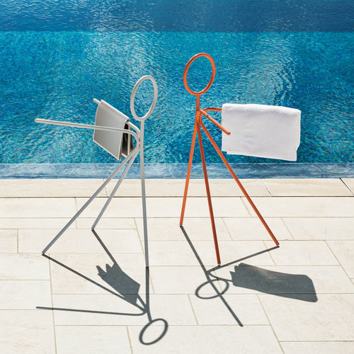 Portasalviette a 2 barre - STEWARD - Myyour - da terra / in metallo / da giardino