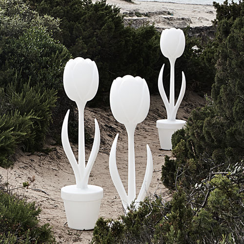 Lampada da terra - TULIP XL - Myyour - in termoplastica / design originale / senza fili