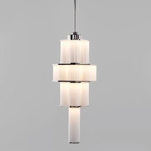 Lampada a sospensione - BAUER 02 - Roll & Hill - in alluminio / in vetro soffiato / contemporanea