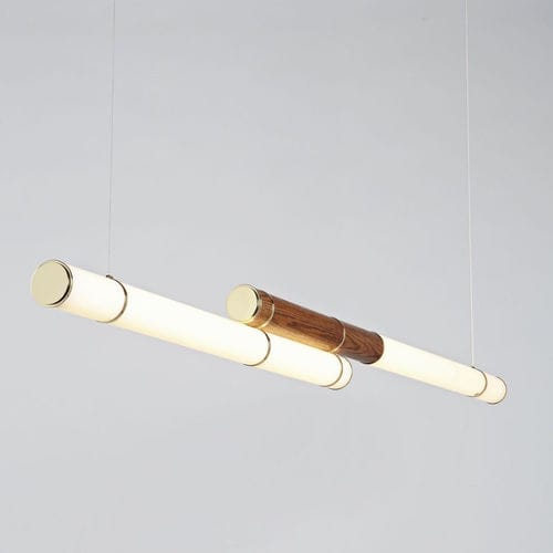 Lampada a sospensione - MINI ENDLESS - Roll & Hill - in ottone / in legno / in acrilico