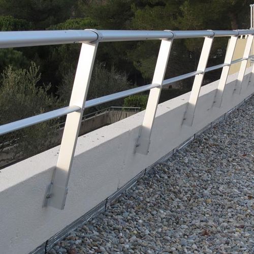 Ringhiera in alluminio - VECTACO® PARAPET - ALSOLU  - a sbarre / da esterno / per esterno