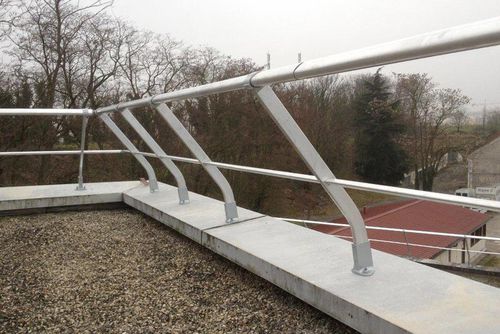 Ringhiera in alluminio - VECTACO® TOP FIX  - ALSOLU  - a sbarre / da esterno / per balcone