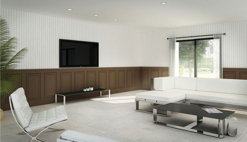 Pannello decorativo per interni - HILTON - MUR design - da parete / in materiale riciclato / in legno