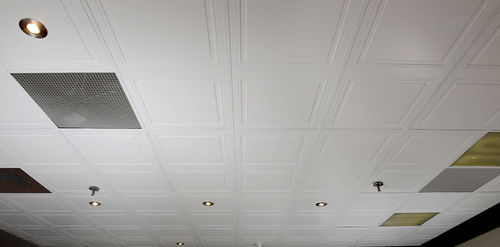 Controsoffitto in legno - DESSERT - MUR design - a quadrotte / decorativo
