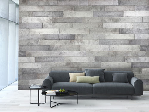 Pannello decorativo per interni - DUO - MUR design - da parete / in materiale riciclato / in legno