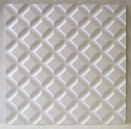 Pannello decorativo da parete - D3DS16 - MUR design - in materiale riciclato / in legno / testurizzato