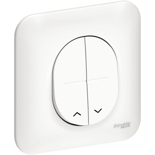 Interruttore per persiana avvolgibile - OVALIS - SCHNEIDER ELECTRIC - a bascula / ad incasso / doppio