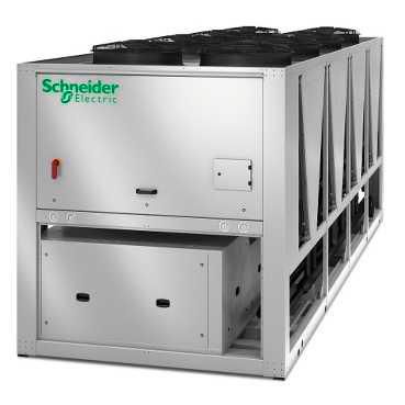Gruppo refrigeratore a condensazione ad aria - AQUAFLAIR AC - SCHNEIDER ELECTRIC - a pavimento
