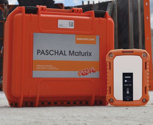 Sistema di monitoraggio per cassero - Maturix - PASCHAL  - per opere civili / per strutture in calcestruzzo / per cantiere
