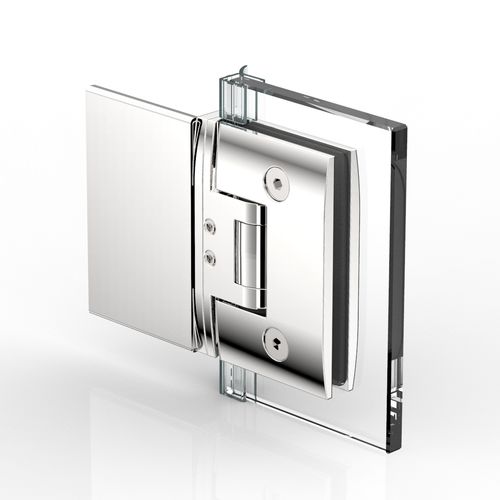 Cerniera per porta a vetri - PONTERE : 8412 - PAULI FRANCE  - per porta di doccia / in Zamak / con sistema autochiudente