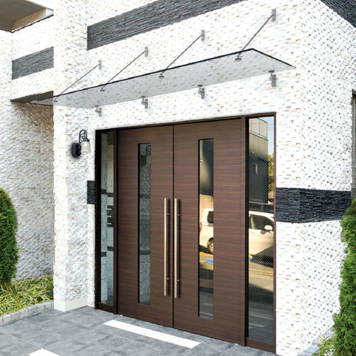 Pensilina per porta - Z-05 - PAULI FRANCE  - in metallo / in vetro / piatta